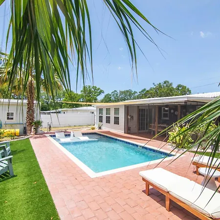 Casahelena Poolside Paradise,Heated Pool,5Min To Beach,Irb Clearwater,Bbq